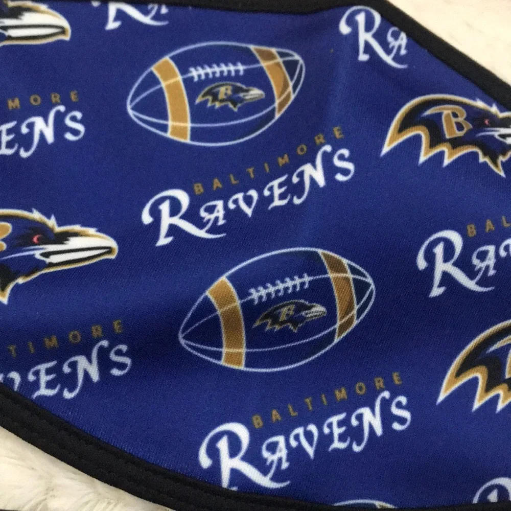 New Baltimore Ravens face masks set/2
